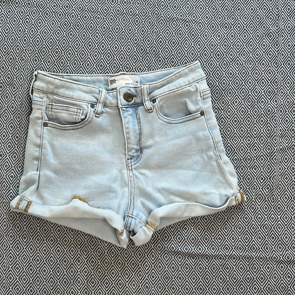 RSQ High-rise Cuff Jean Shorts